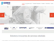 Tablet Screenshot of gobio-robot.com